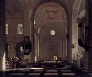 Emmanuel de Witte Interior of a Baroque Church oil painting reproduction